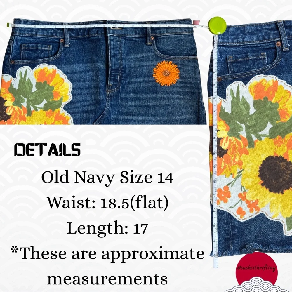 Sunflower skirt • Handmade